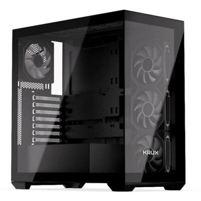 Caja PC Krux EXO Torre Midi ATX 4 Ventilateurs ARGB - Publicité Caja PC Krux EXO Torre Midi ATX 4 Ventilateurs ARGB - Publicité