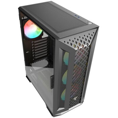 Tempest Airflow Mirage RGB Mesh ATX Noir - Publicité Tempest Airflow Mirage RGB Mesh ATX Noir - Publicité