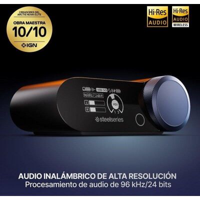 Casque Steelseries Arctis Nova Pro Omni sans fil Bluetooth Gaming ANC Bleu - Publicité Casque Steelseries Arctis Nova Pro Omni sans fil Bluetooth Gaming ANC Bleu - Publicité