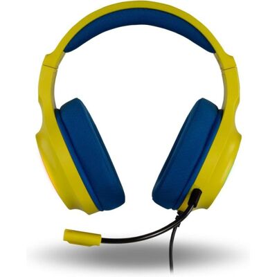 Casque Krom KRACK filaire USB gaming son 7.1 RGB jaune bleu - Publicité Casque Krom KRACK filaire USB gaming son 7.1 RGB jaune bleu - Publicité