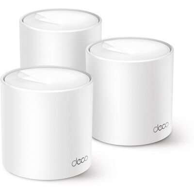 TP-Link Deco X10 Bi-bande (2,4 GHz / 5 GHz) Wi-Fi 6 (802.11ax) Blanc 2 Interne - Publicité TP-Link Deco X10 Bi-bande (2,4 GHz / 5 GHz) Wi-Fi 6 (802.11ax) Blanc 2 Interne - Publicité