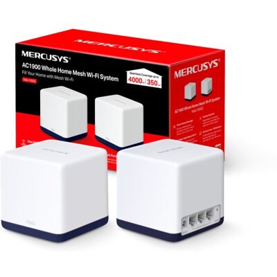Mercusys Halo H50G (Pack 2) Système Wifi Gigabit Double Bande AC1900 Mesh - Publicité Mercusys Halo H50G (Pack 2) Système Wifi Gigabit Double Bande AC1900 Mesh - Publicité