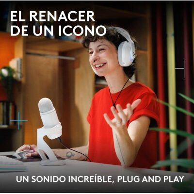 Microphone USB Logitech G Blue Yeti condensateur 2 avec suppression de bruit IA, haute fidélité - Publicité Microphone USB Logitech G Blue Yeti condensateur 2 avec suppression de bruit IA, haute fidélité - Publicité