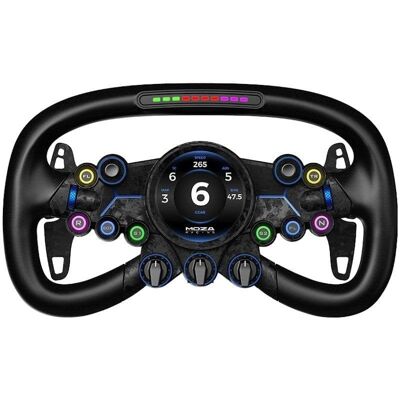 Volant Moza Vision GS Racing 310 mm Écran tactile 2,85" Carbone Aluminium - Publicité Volant Moza Vision GS Racing 310 mm Écran tactile 2,85" Carbone Aluminium - Publicité