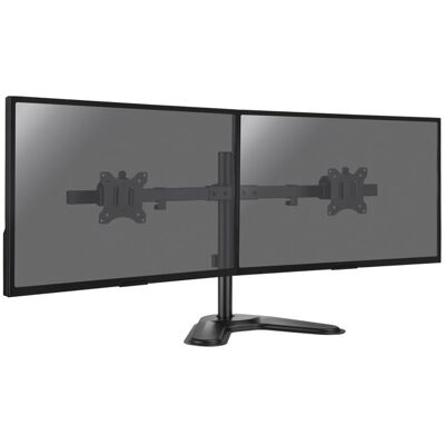 Support d'écran noir Kimex 015-1151 pour 2 écrans 17-32 pouces VESA 75x75/100x100 - Publicité Support d'écran noir Kimex 015-1151 pour 2 écrans 17-32 pouces VESA 75x75/100x100 - Publicité