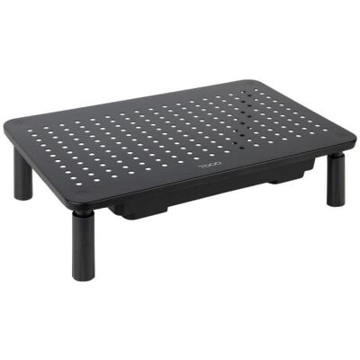 Soporte Monitor TooQ TQMR087 Elevador Multiusos Altura Ajustable Negro Cajón 20 kg - Publicité Soporte Monitor TooQ TQMR087 Elevador Multiusos Altura Ajustable Negro Cajón 20 kg - Publicité