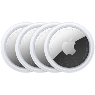 Localisateur Apple AirTag Pack de 4 Bluetooth IP67 NFC Haut-parleur puissant - Publicité Localisateur Apple AirTag Pack de 4 Bluetooth IP67 NFC Haut-parleur puissant - Publicité