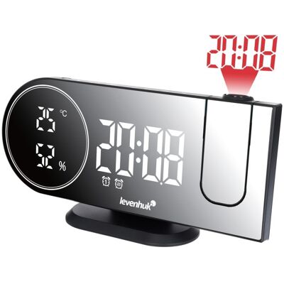 levenhuk Station météo Wezzer Tick H50 écran miroir projection USB FM - Publicité levenhuk Station météo Wezzer Tick H50 écran miroir projection USB FM - Publicité