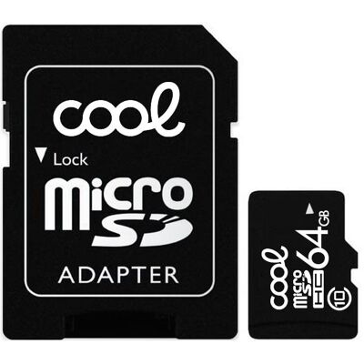 Carte Micro SD 64GB Classe 10 Cool - Carte mémoire - Publicité Carte Micro SD 64GB Classe 10 Cool - Carte mémoire - Publicité