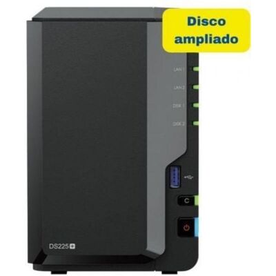 Serveur NAS Synology DS225+ 8TB SATA 2 Baies 2.5GbE DDR4 Intel Celeron HAT3300-4T - Publicité Serveur NAS Synology DS225+ 8TB SATA 2 Baies 2.5GbE DDR4 Intel Celeron HAT3300-4T - Publicité