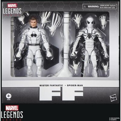 Figure d'action Hasbro Marvel Legends Future Foundation Mister Fantastic et Spider-Man avec accessoires - Publicité Figure d'action Hasbro Marvel Legends Future Foundation Mister Fantastic et Spider-Man avec accessoires - Publicité