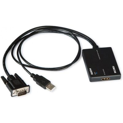 Fonestar FO-445 Convertisseur VGA/Audio USB vers HDMI Mâle/Femelle - Publicité Fonestar FO-445 Convertisseur VGA/Audio USB vers HDMI Mâle/Femelle - Publicité