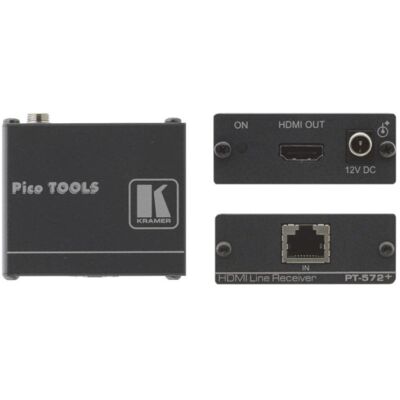 kramer-electronics Récepteur AV et extension audio/vidéo Kramer Electronics PT-572+, noir - Publicité kramer-electronics Récepteur AV et extension audio/vidéo Kramer Electronics PT-572+, noir - Publicité