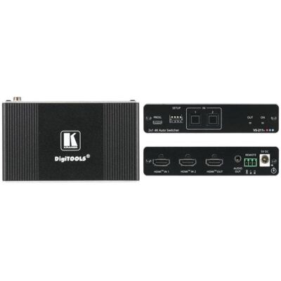 Conmutateur Vidéo Kramer VS-211X HDMI 2.0 4K Alu Noir - Publicité Conmutateur Vidéo Kramer VS-211X HDMI 2.0 4K Alu Noir - Publicité