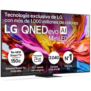Téléviseur intelligent LG QNED MiniLED 100QNED86A6 100 pouces 4K UHD Dolby Atmos WebOS - Publicité Téléviseur intelligent LG QNED MiniLED 100QNED86A6 100 pouces 4K UHD Dolby Atmos WebOS - Publicité