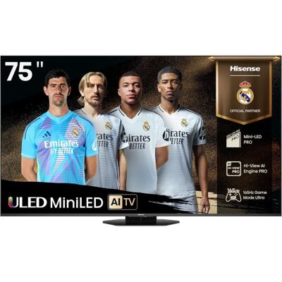 Téléviseur intelligent Hisense Mini LED Pro 75U7Q Pro 75 pouces 4K Full Array 165 Hz Dolby Vision IQ Atmos - Publicité Téléviseur intelligent Hisense Mini LED Pro 75U7Q Pro 75 pouces 4K Full Array 165 Hz Dolby Vision IQ Atmos - Publicité