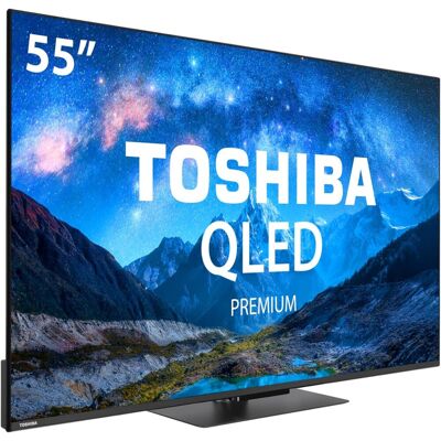 Toshiba QLED 55QV3F63DG 55″ 4K Ultra HD Dolby Vision Atmos Bluetooth sans cadre - Publicité Toshiba QLED 55QV3F63DG 55″ 4K Ultra HD Dolby Vision Atmos Bluetooth sans cadre - Publicité
