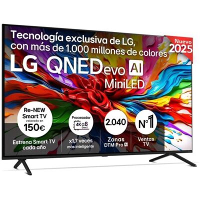 LG QNED evo MiniLED AI 55QNED92A6A Téléviseur intelligent 55" 4K UltraHD 120 Hz WebOS HDR10 Dolby Vision FreeSync - Publicité LG QNED evo MiniLED AI 55QNED92A6A Téléviseur intelligent 55" 4K UltraHD 120 Hz WebOS HDR10 Dolby Vision FreeSync - Publicité