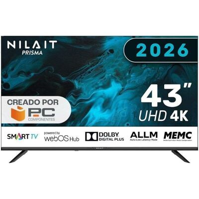 TV Nilait LED NI-43UD7004SWOS 43" UHD 4K Smart TV WebOS Dolby Audio - Publicité TV Nilait LED NI-43UD7004SWOS 43" UHD 4K Smart TV WebOS Dolby Audio - Publicité