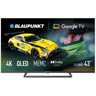 TV Blaupunkt QLED 43QBG6000S 43" 4K Google TV Dolby Audio Bluetooth - Publicité TV Blaupunkt QLED 43QBG6000S 43" 4K Google TV Dolby Audio Bluetooth - Publicité