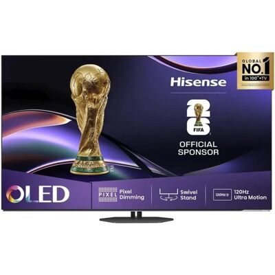 TV Hisense OLED 65A85Q 65" 4K UltraHD 120Hz Smart TV VIDAA HDR10+ Dolby Atmos - Publicité TV Hisense OLED 65A85Q 65" 4K UltraHD 120Hz Smart TV VIDAA HDR10+ Dolby Atmos - Publicité