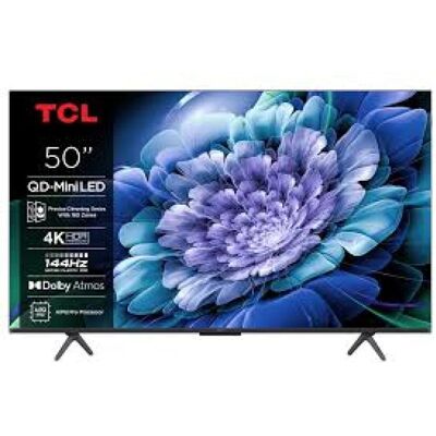 TV TCL QD Mini LED C69 50C69K 50" 4K UltraHD 120Hz Smart TV Google TV HDR10 Dolby Vision - Publicité TV TCL QD Mini LED C69 50C69K 50" 4K UltraHD 120Hz Smart TV Google TV HDR10 Dolby Vision - Publicité