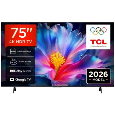 TV TCL LED P69L 75P6L 75" 4K UltraHD 60Hz Smart TV Google TV HLG Chromecast - Publicité TV TCL LED P69L 75P6L 75" 4K UltraHD 60Hz Smart TV Google TV HLG Chromecast - Publicité
