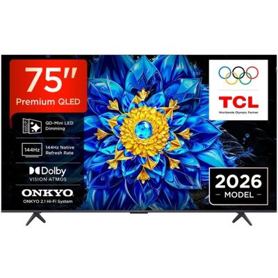 TV TCL QLED P8L 75P8L 75" 4K UltraHD 144Hz Smart TV Google TV HDR10 Dolby Vision - Publicité TV TCL QLED P8L 75P8L 75" 4K UltraHD 144Hz Smart TV Google TV HDR10 Dolby Vision - Publicité