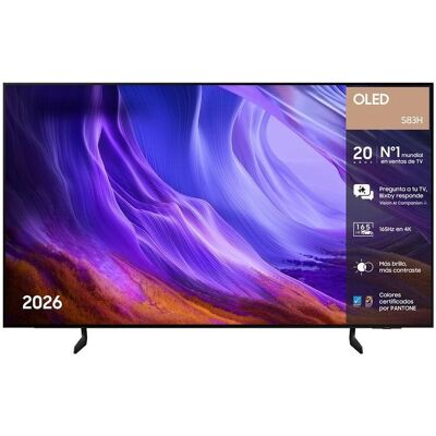 TV Samsung OLED S83H 55" 4K UltraHD 120Hz Smart TV Tizen HDR10+ Dolby Atmos Vision AI Gaming - Publicité TV Samsung OLED S83H 55" 4K UltraHD 120Hz Smart TV Tizen HDR10+ Dolby Atmos Vision AI Gaming - Publicité