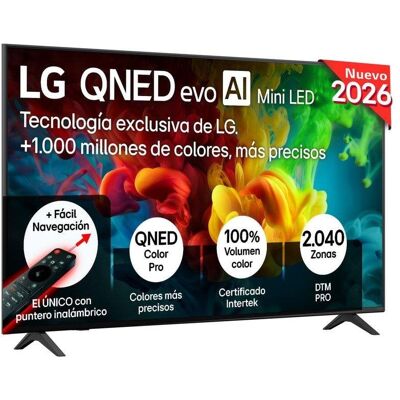 TV LG QNED Mini LED 65QNED82B6B 65" 4K UltraHD 144Hz Smart TV WebOS HDR10 IA - Publicité TV LG QNED Mini LED 65QNED82B6B 65" 4K UltraHD 144Hz Smart TV WebOS HDR10 IA - Publicité