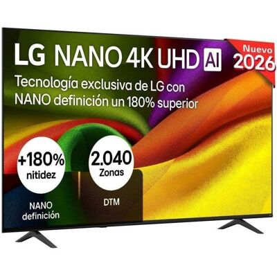 TV LG NANO 75NU8E0B3LA 75" 4K UltraHD 60Hz Smart TV WebOS HDR10 Antireflet - Publicité TV LG NANO 75NU8E0B3LA 75" 4K UltraHD 60Hz Smart TV WebOS HDR10 Antireflet - Publicité