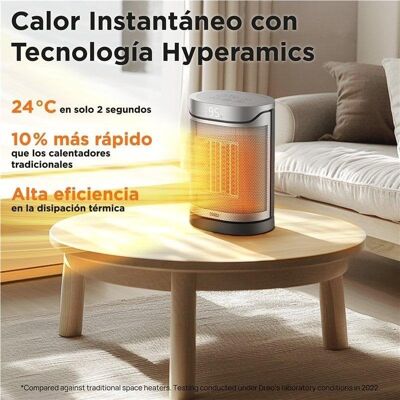 Chauffage Céramique Dreo Heater 318 1500W Basse Consommation Silencieux - Publicité Chauffage Céramique Dreo Heater 318 1500W Basse Consommation Silencieux - Publicité