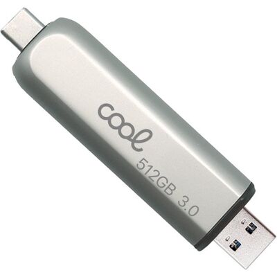 Cool Pen Drive USB 3.0 512GB Dual USB-C / USB-A - Pen Drive - Publicité Cool Pen Drive USB 3.0 512GB Dual USB-C / USB-A - Pen Drive - Publicité
