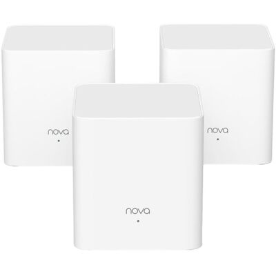 Tenda MX3(3-pack) Bi-bande (2,4 GHz / 5 GHz) Wi-Fi 6 (802.11ax) Blanc 1 Interne - Publicité Tenda MX3(3-pack) Bi-bande (2,4 GHz / 5 GHz) Wi-Fi 6 (802.11ax) Blanc 1 Interne - Publicité