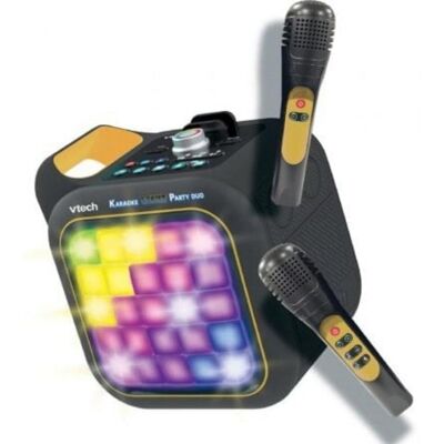 Enceintes VTech Karaoké Sans Fil Bluetooth 40W avec 2 Micros et Effets Voix - Publicité Enceintes VTech Karaoké Sans Fil Bluetooth 40W avec 2 Micros et Effets Voix - Publicité