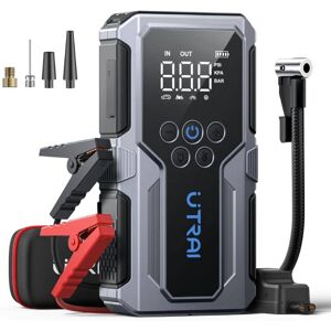 sin-marca Démarreur Utrai 5000A avec Compresseur, Batterie Voiture, LED, 18W - Publicité sin-marca Démarreur Utrai 5000A avec Compresseur, Batterie Voiture, LED, 18W - Publicité