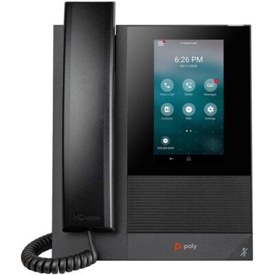Téléphone IP Poly CCX 400 Écran Tactile Couleur PoE Android 12 - Publicité Téléphone IP Poly CCX 400 Écran Tactile Couleur PoE Android 12 - Publicité