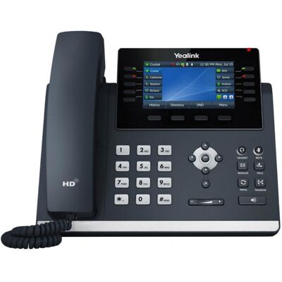 Téléphone VoIP PoE Yealink SIP-T46U 16 comptes - Publicité Téléphone VoIP PoE Yealink SIP-T46U 16 comptes - Publicité