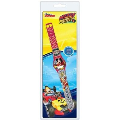 Montre enfant Disney Mickey Mouse Roadster Racers bracelet silicone couleurs vives - Publicité Montre enfant Disney Mickey Mouse Roadster Racers bracelet silicone couleurs vives - Publicité