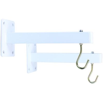 Kimex Kit de 2 supports d'écran de projection blancs - Publicité Kimex Kit de 2 supports d'écran de projection blancs - Publicité