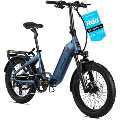 Vélo électrique pliant Deruiz Peridot 20" 500wh Portée maximale de 143km Bleu - Publicité Vélo électrique pliant Deruiz Peridot 20" 500wh Portée maximale de 143km Bleu - Publicité