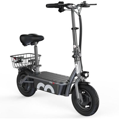 Trottinette électrique iScooter F2 500 W, siège rabattable 10 pouces, 36 V 7,8 Ah, autonomie 30 km, gris - Publicité Trottinette électrique iScooter F2 500 W, siège rabattable 10 pouces, 36 V 7,8 Ah, autonomie 30 km, gris - Publicité