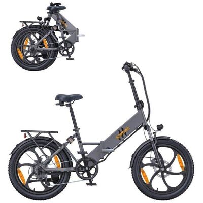 Vélo électrique ENGWE Mile 2 350 W 36v13ah 20 Pouces Freins Hydrauliques Gris - Publicité Vélo électrique ENGWE Mile 2 350 W 36v13ah 20 Pouces Freins Hydrauliques Gris - Publicité