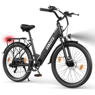 Vélo électrique ESKUTE C100 Plus 250W 36V 13Ah Noir - Publicité Vélo électrique ESKUTE C100 Plus 250W 36V 13Ah Noir - Publicité