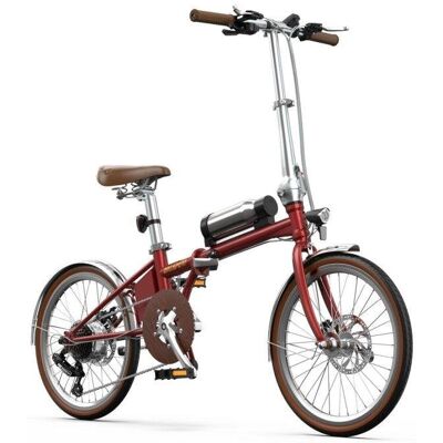 Vélo électrique OneSport OT02 Pro 250W 36V 20 pouces Rouge - Publicité Vélo électrique OneSport OT02 Pro 250W 36V 20 pouces Rouge - Publicité
