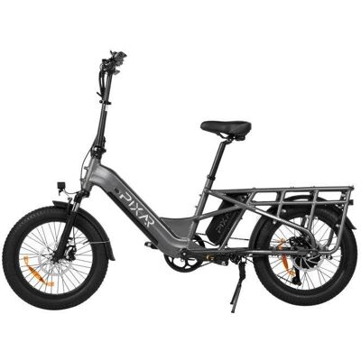 Vélo électrique Pixar Plus7 500w 48v 20,4ah Fat Tire Gris - Publicité Vélo électrique Pixar Plus7 500w 48v 20,4ah Fat Tire Gris - Publicité