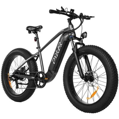 Vélo électrique Pixar Space1 500W 48V 20Ah 26x4 Gris Frein à disque - Publicité Vélo électrique Pixar Space1 500W 48V 20Ah 26x4 Gris Frein à disque - Publicité