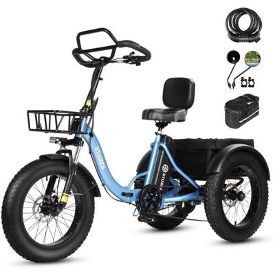 Vélo Électrique Eskute T302 Pro 250W 48V 20.8Ah 20 pouces Bleu - Publicité Vélo Électrique Eskute T302 Pro 250W 48V 20.8Ah 20 pouces Bleu - Publicité