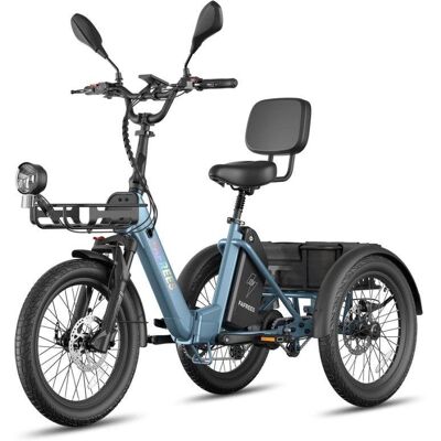 Vélo électrique Fafrees F20 Mate II 250W 48V21Ah 20 pouces freins à disque hydrauliques gris azuré - Publicité Vélo électrique Fafrees F20 Mate II 250W 48V21Ah 20 pouces freins à disque hydrauliques gris azuré - Publicité