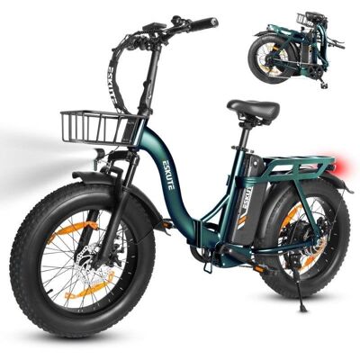 Vélo électrique Eskute D202 - Moteur 250W Batterie 48V 20.8Ah Pneus 20x4 Freins à disque - Publicité Vélo électrique Eskute D202 - Moteur 250W Batterie 48V 20.8Ah Pneus 20x4 Freins à disque - Publicité
